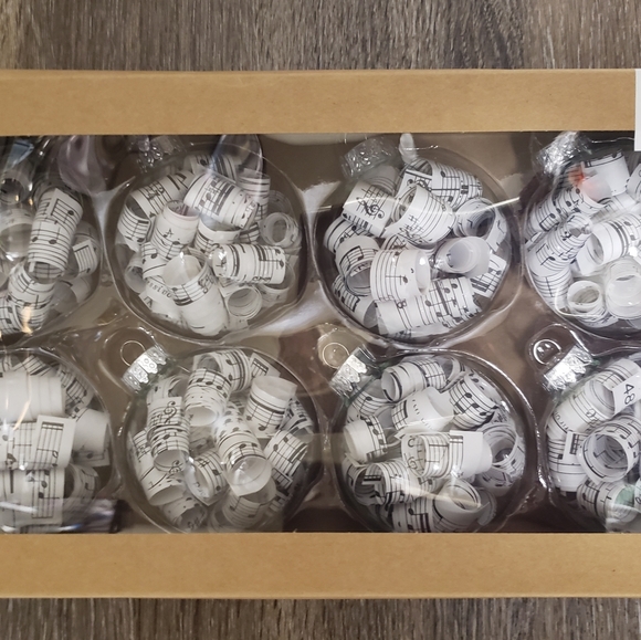 Farmhouse Christmas Ornaments Set of 8 Handmade - Picture 3 of 3